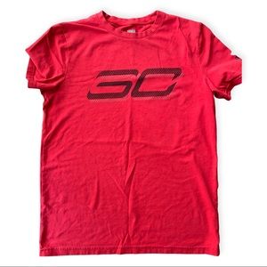 Under Armour Boys' SC30 Logo Short Sleeve Tee